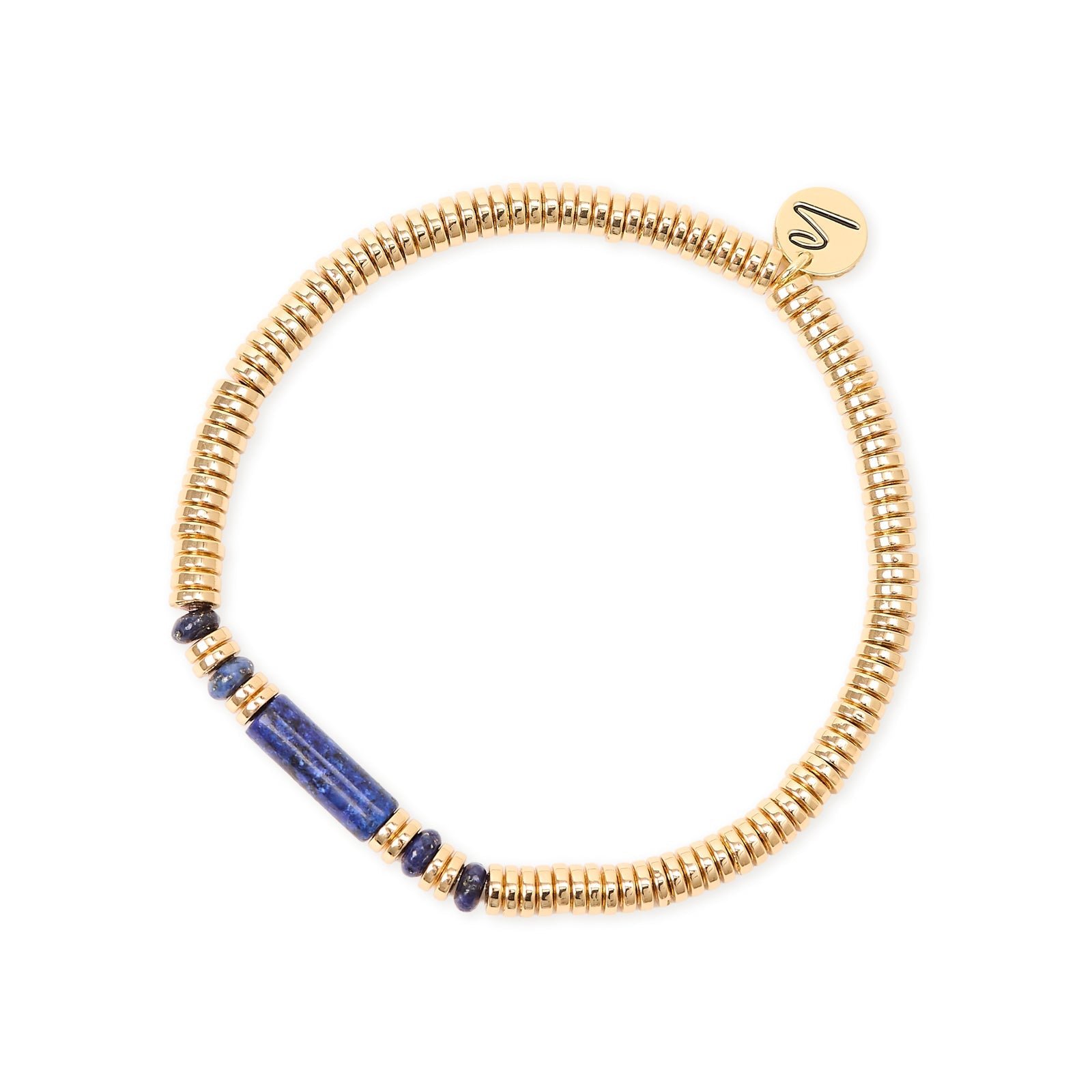 Bracciale elastico anellini Agafay - Oro - Sodini Bijoux