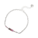 Bracciale catena mattoncini cilindretto Agafay - Argento - Sodini Bijoux