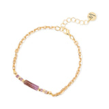 Bracciale catena mattoncini cilindretto Agafay - Oro - Sodini Bijoux