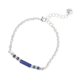 Bracciale catena anellini cilindretto Agafay - Argento - Sodini Bijoux