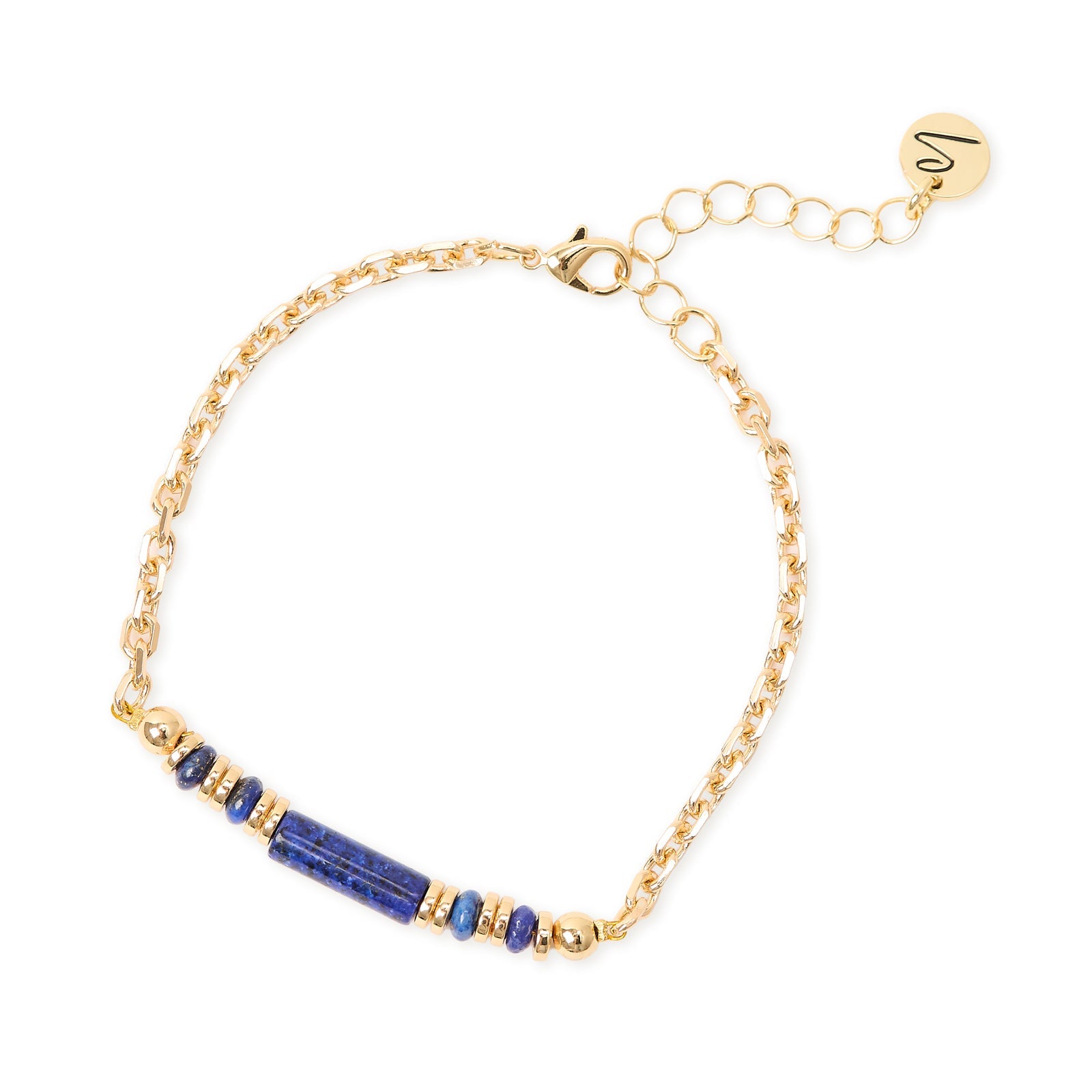 Bracciale catena anellini cilindretto Agafay - Oro - Sodini Bijoux