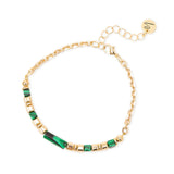 Bracciale catena cubetti anellini cilindretto Agafay - Oro - Sodini Bijoux