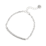 Bracciale catena cilindretti anellini Agafay - Argento - Sodini Bijoux
