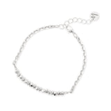 Bracciale catena sfere poliedriche anellini Agafay - Argento - Sodini Bijoux