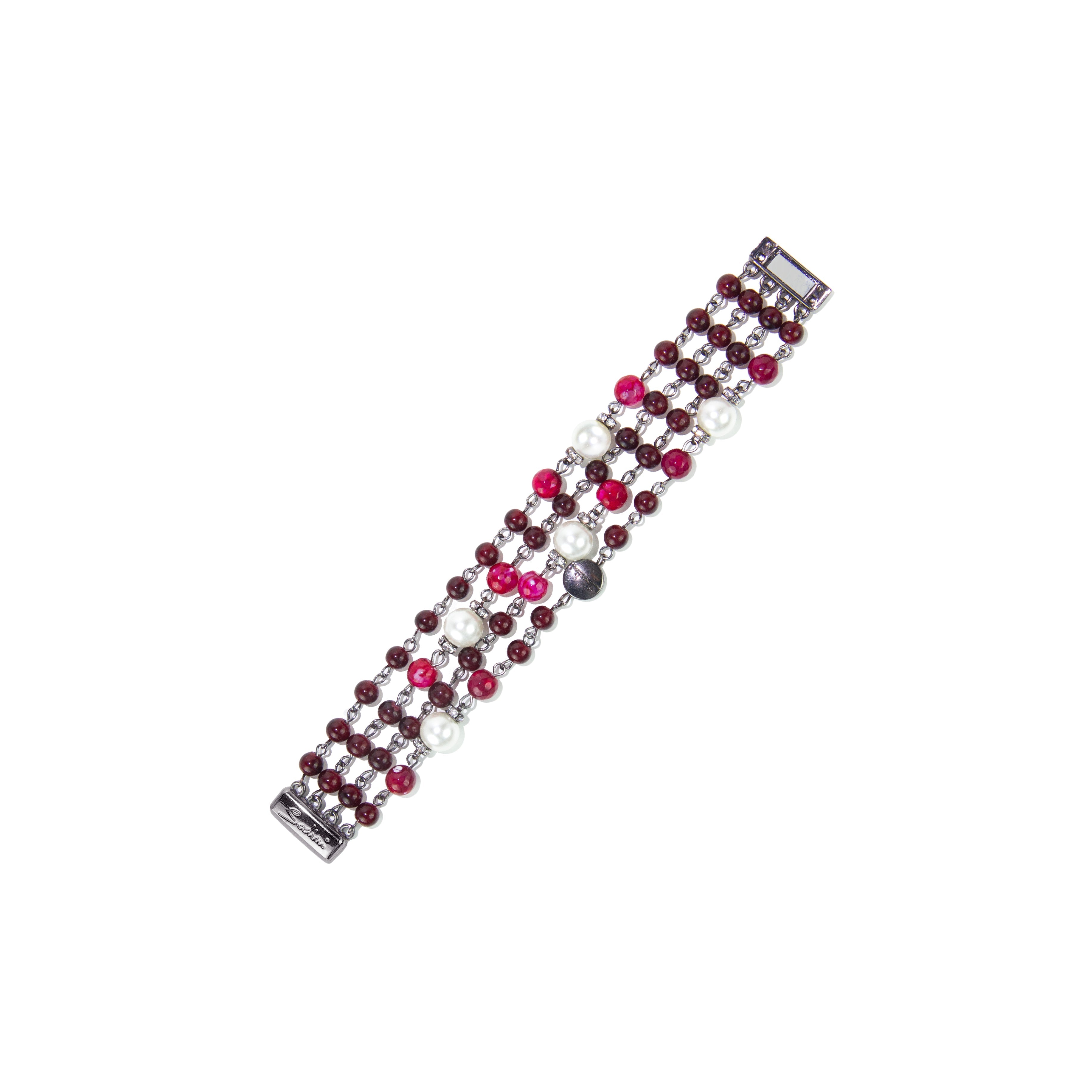 Bracciale multifilo Nirvana - Fucsia - Sodini Bijoux