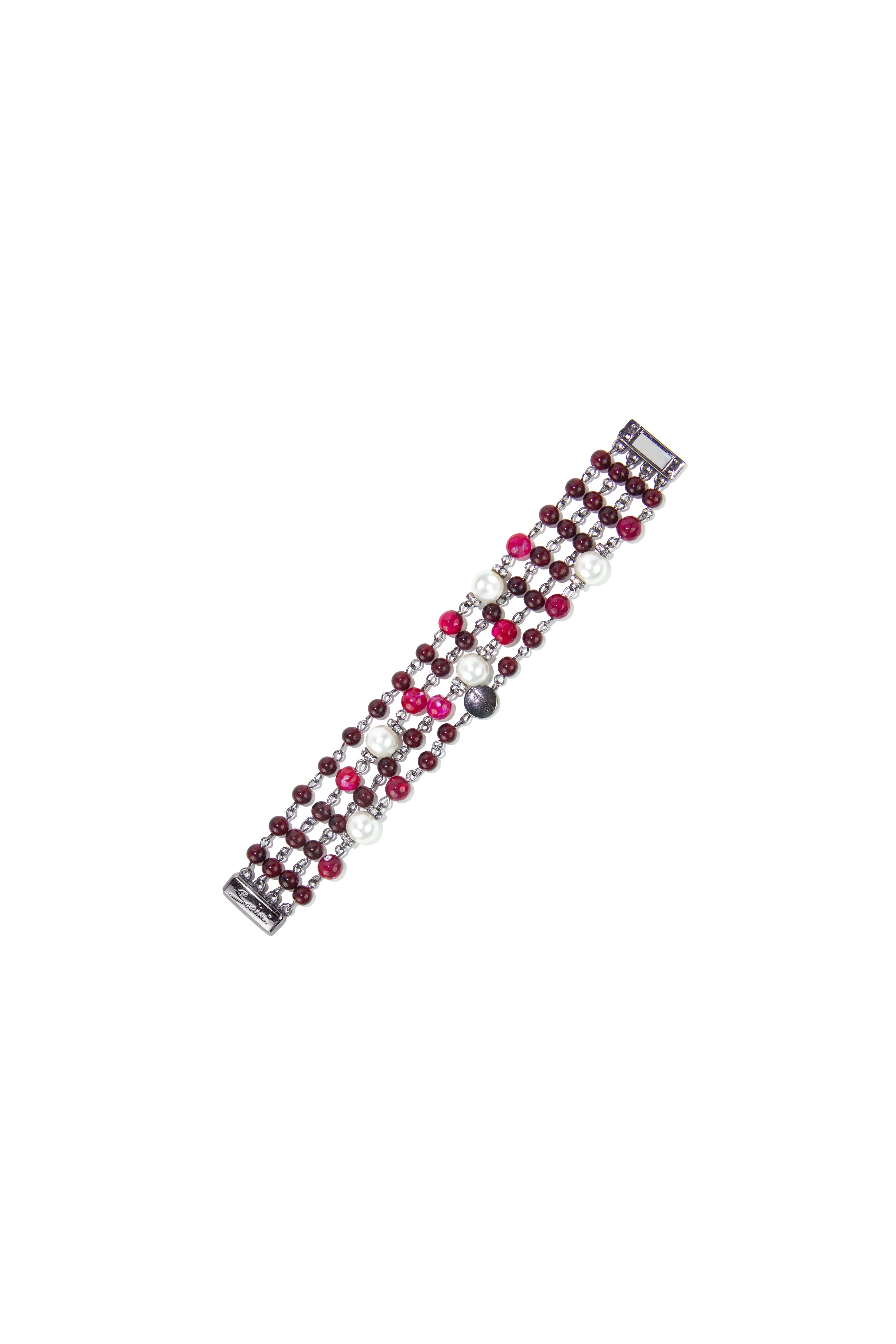 Bracciale multifilo Nirvana - Fucsia - Sodini Bijoux