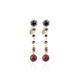 Orecchini con pendente Nirvana - Marrone - Sodini Bijoux