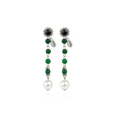 Orecchini con pendente colorato Nirvana - Verde - Sodini Bijoux