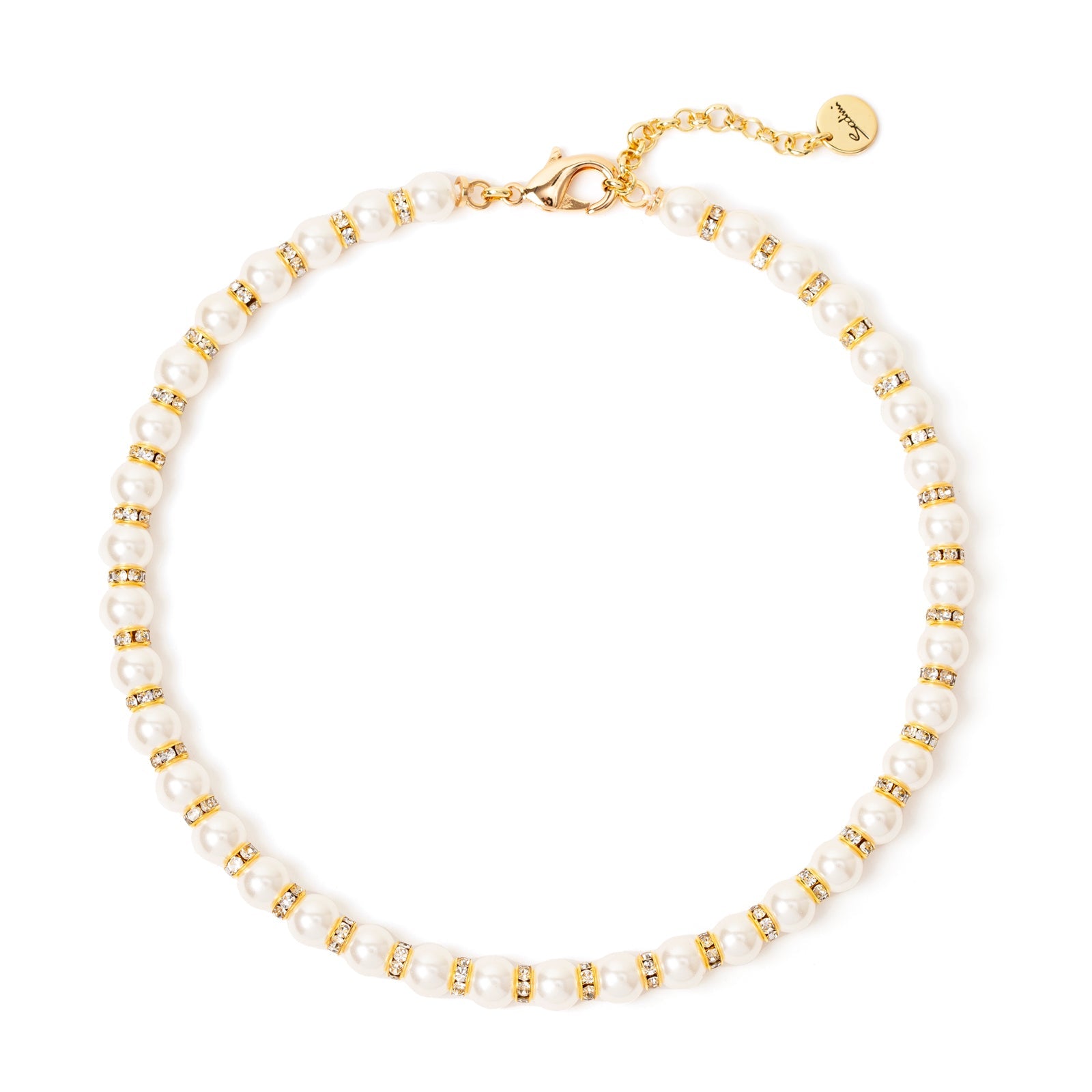 Girocollo perle e anellini Drusilla - Bianco - Sodini Bijoux