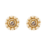 Orecchini piccolo fiore Drusilla - Bianco - Sodini Bijoux