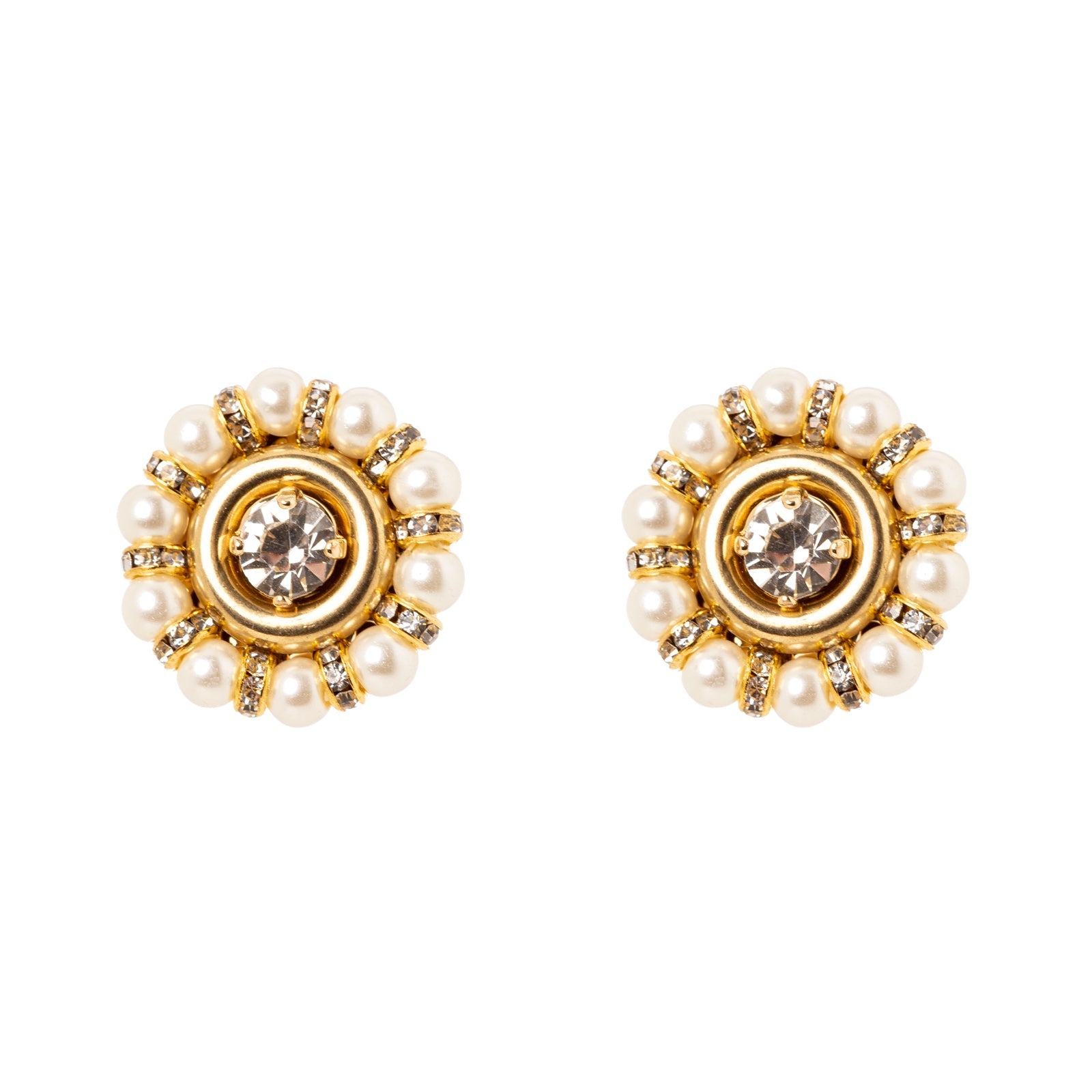 Orecchini piccolo fiore Drusilla - Bianco - Sodini Bijoux