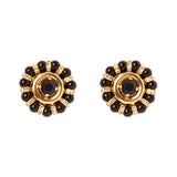 Orecchini piccolo fiore Drusilla - Nero - Sodini Bijoux
