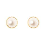 Orecchini semi-sfera Drusilla - Bianco - Sodini Bijoux