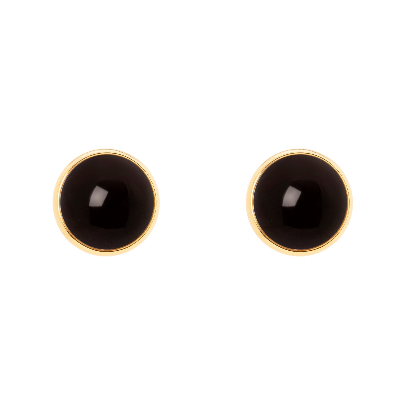 Orecchini semi-sfera Drusilla - Nero - Sodini Bijoux