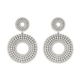 Orecchini a due cerchi Pompei - Argento - Sodini Bijoux