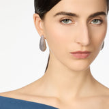 Orecchini a cerchio affusolato Pompei - Argento - Sodini Bijoux