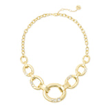 Collana corta rolò e grandi maglie Emilia - Bianco - Sodini Bijoux
