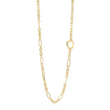 Collana lunga una maglia ovale Emilia - Multicolor - Sodini Bijoux