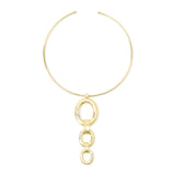 Collana bangle e pendente Emilia - Bianco - Sodini Bijoux