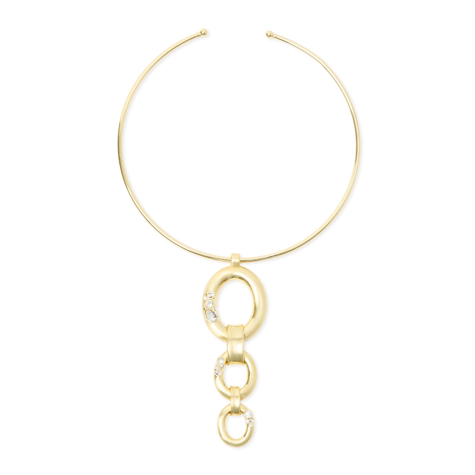 Collana bangle e pendente Emilia - Bianco - Sodini Bijoux