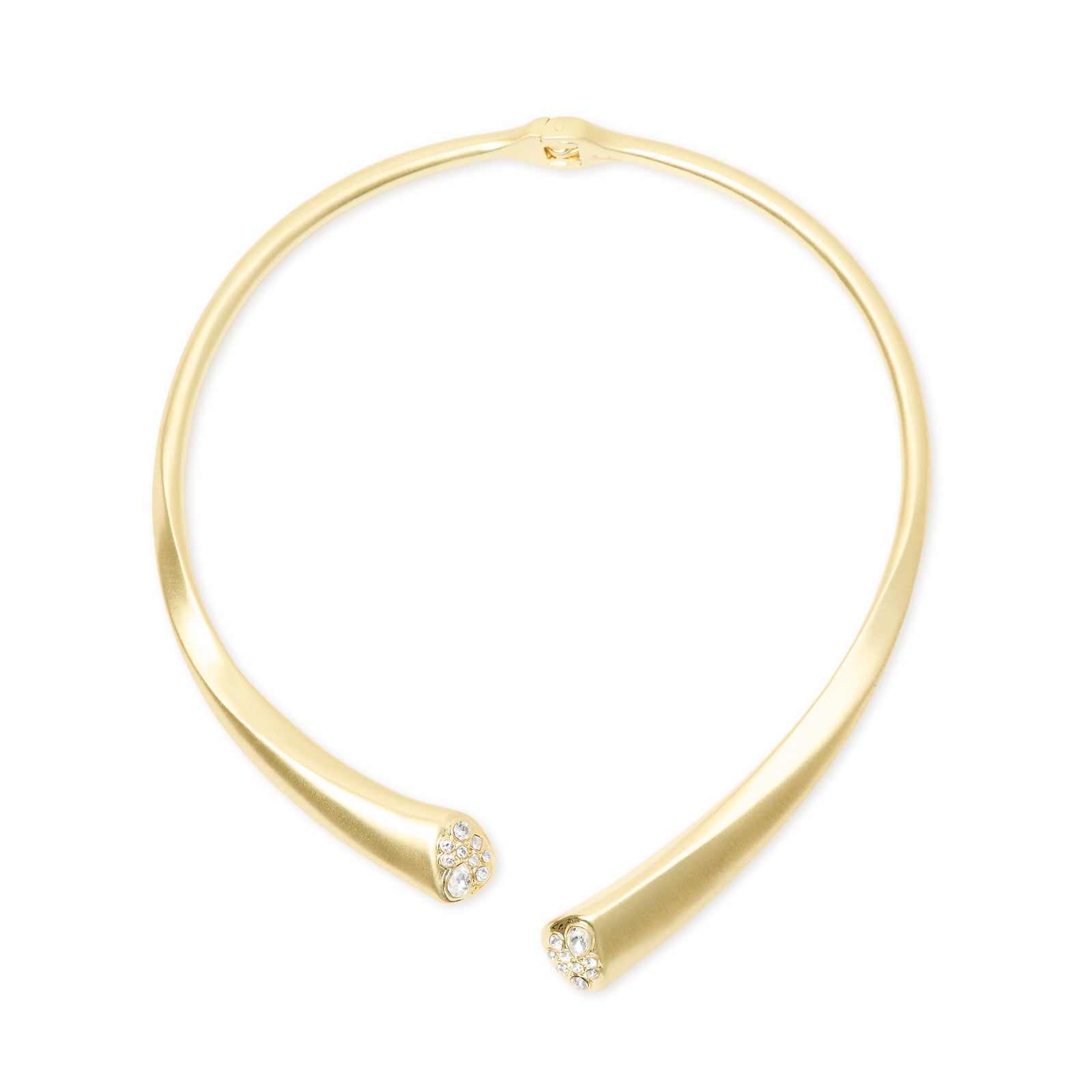 Collana bangle punte con cristalli Emilia - Bianco - Sodini Bijoux