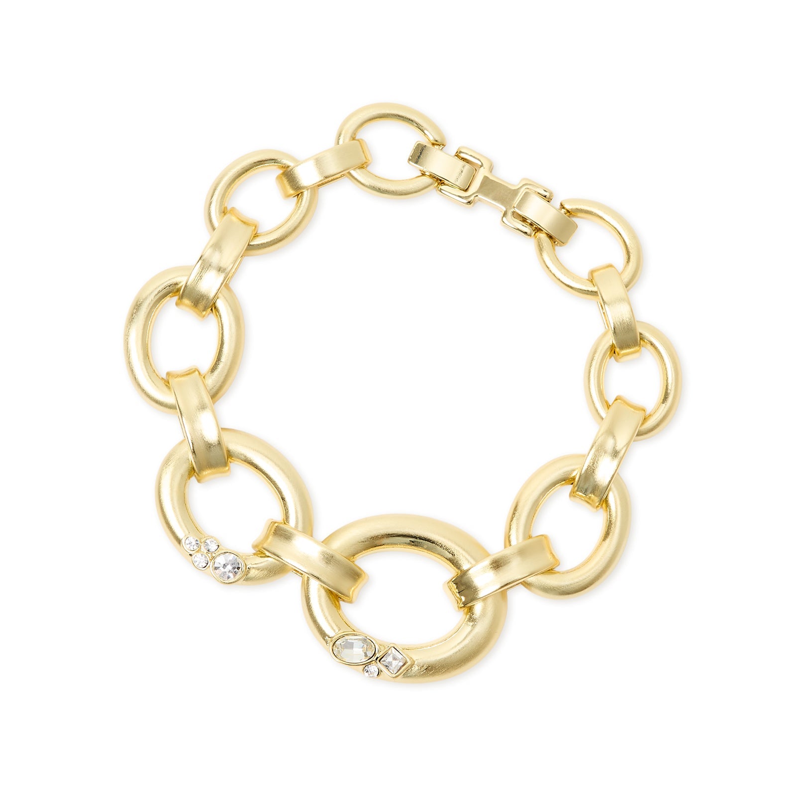 Bracciale grandi maglie ovali Emilia - Bianco - Sodini Bijoux