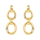 Orecchini due ovali Emilia - Bianco - Sodini Bijoux