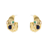 Orecchini cerchietto a fasce Emilia - Multicolor - Sodini Bijoux