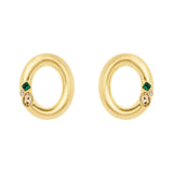 Orecchini anello ovale Emilia - Multicolor - Sodini Bijoux