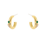 Orecchini cerchietto bombato Emilia - Multicolor - Sodini Bijoux
