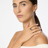 Anello goccia Emilia - Blu - Sodini Bijoux