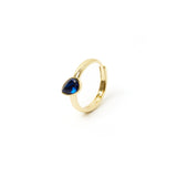 Anello goccia Emilia - Blu - Sodini Bijoux