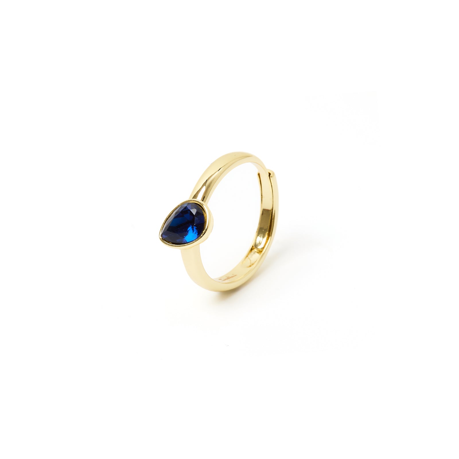 Anello goccia Emilia - Blu - Sodini Bijoux