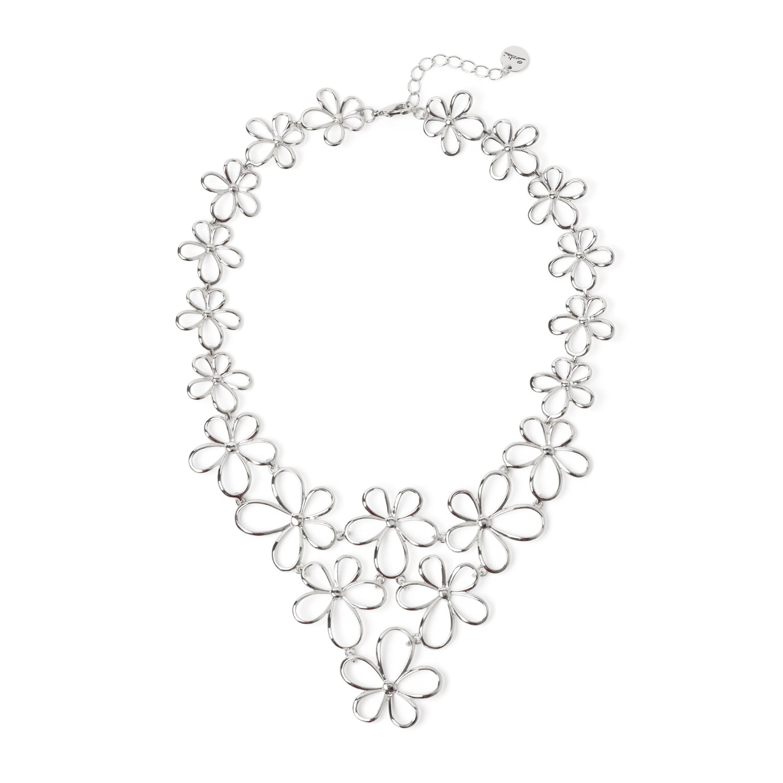 Girocollo a bavaglino Daisy - Argento - Sodini Bijoux