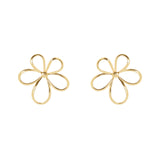 Orecchini a fiore Daisy - Oro - Sodini Bijoux