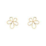 Orecchini a fiorellino Daisy - Oro - Sodini Bijoux