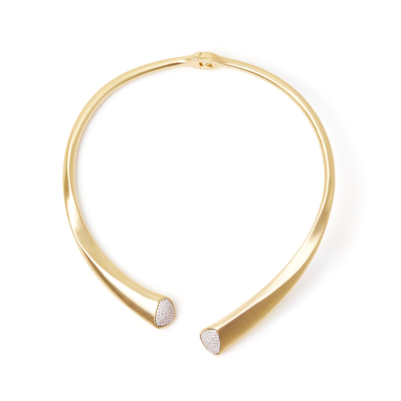 Collana semirigida con terminali di zirconi Livia - Oro - Sodini Bijoux