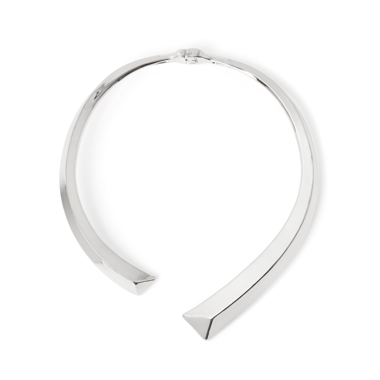 Collana semirigida profilo a tre lati Livia - Argento - Sodini Bijoux