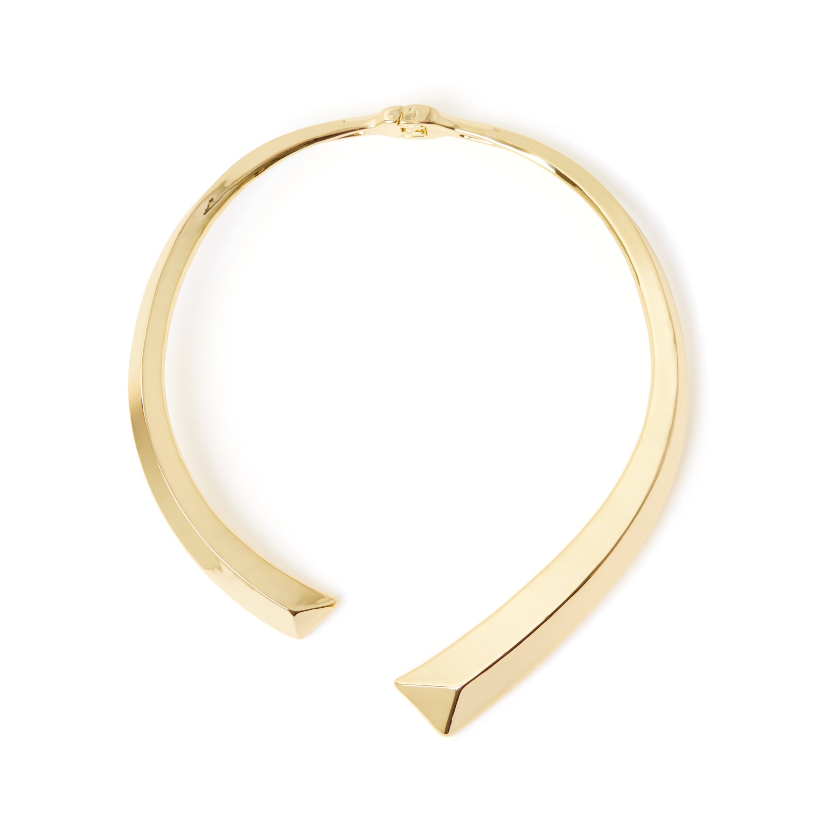 Collana semirigida profilo a tre lati Livia - Oro - Sodini Bijoux