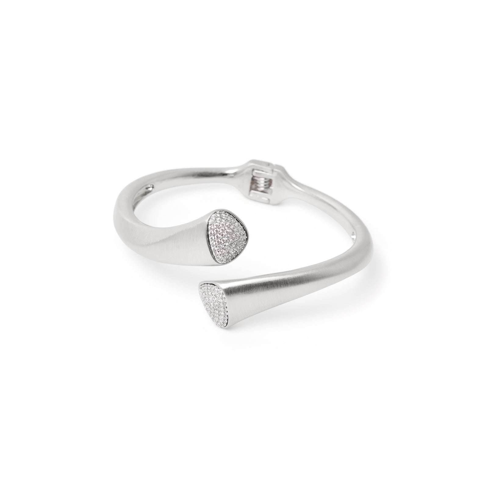 Bracciale semirigido con terminali di zirconi Livia - Argento - Sodini Bijoux