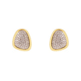 Orecchini pavè in cornice Livia - Oro - Sodini Bijoux