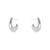 Orecchini a semicerchio affusolato Livia - Argento - Sodini Bijoux