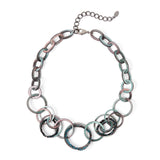 Girocollo ad anelli Heart Wind & Fire - Verde - Sodini Bijoux