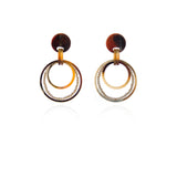 Orecchini con pendenti a cerchio Heart Wind & Fire - Marrone - Sodini Bijoux