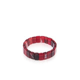 Piccolo bracciale elastico in resina Heart Wind & Fire - Rosso - Sodini Bijoux