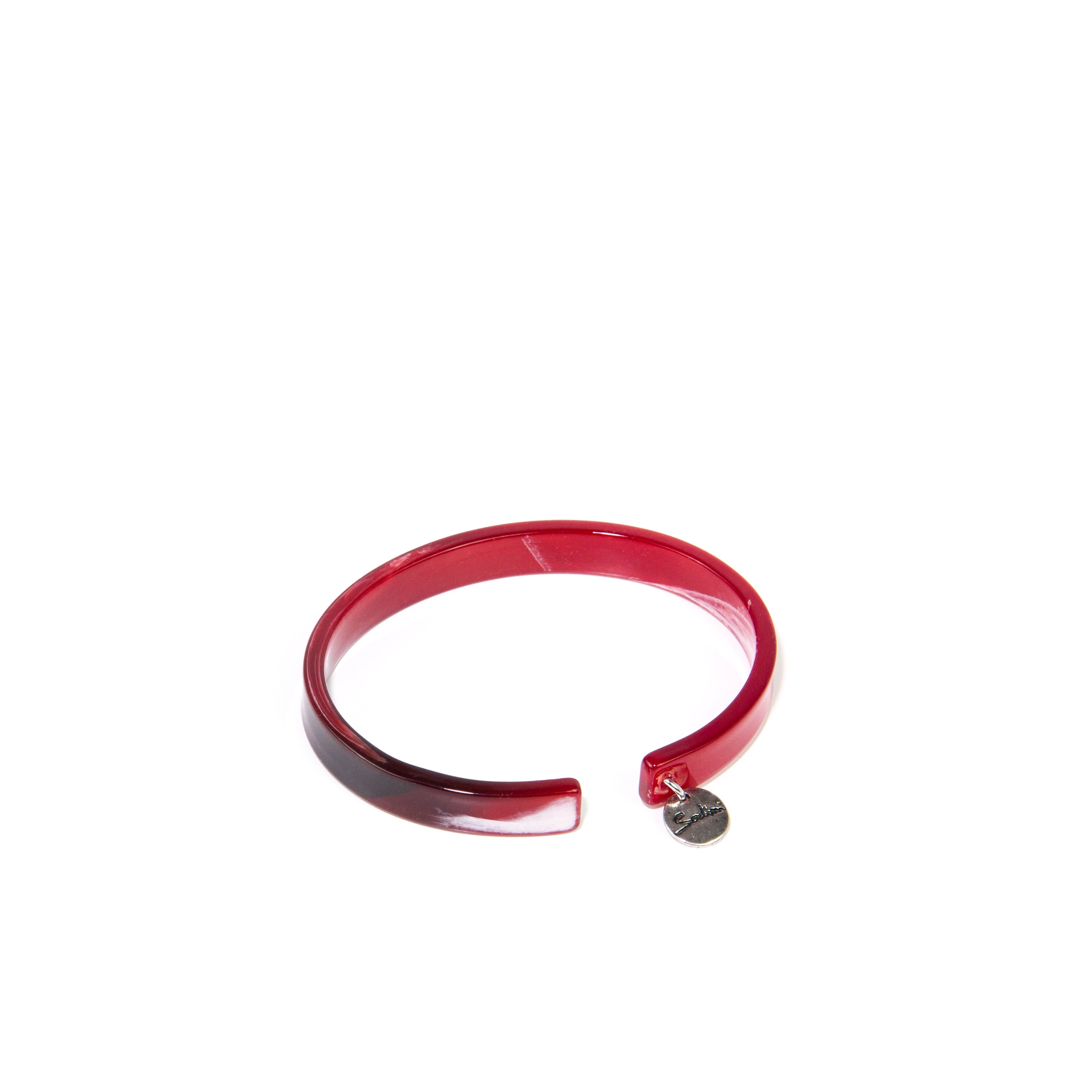 Piccolo bracciale rigido in resina Hear t Wind & Fire - Rosso - Sodini Bijoux