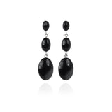 Orecchino con pendente degradé Heart Wind & Fire - Nero - Sodini Bijoux