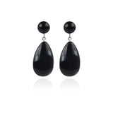 Orecchino con pendente a goccia Heart Wind & Fire - Nero - Sodini Bijoux