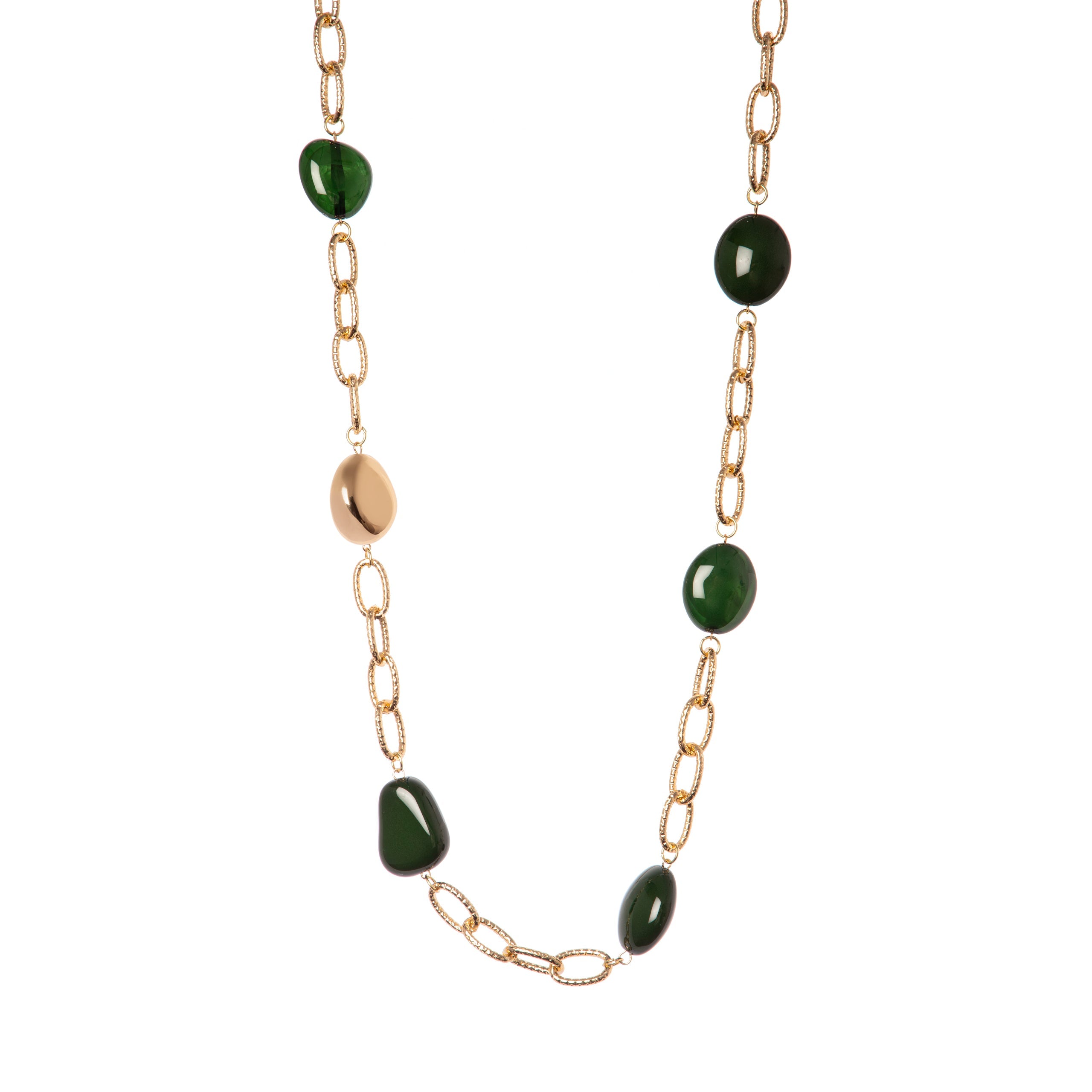 Collana a catena Land - Verde - Sodini Bijoux