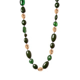 Collana ad elementi asimmetrici Land - Verde - Sodini Bijoux